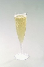 Plastic Champagne Glass 170ml