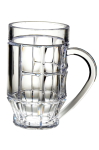 560ml Stein Plastic Glass with Large Print Panel