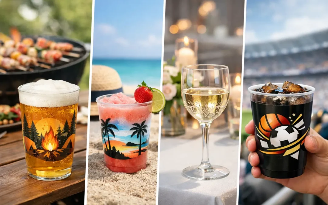 Printed Plastic Glasses for Every Occasion