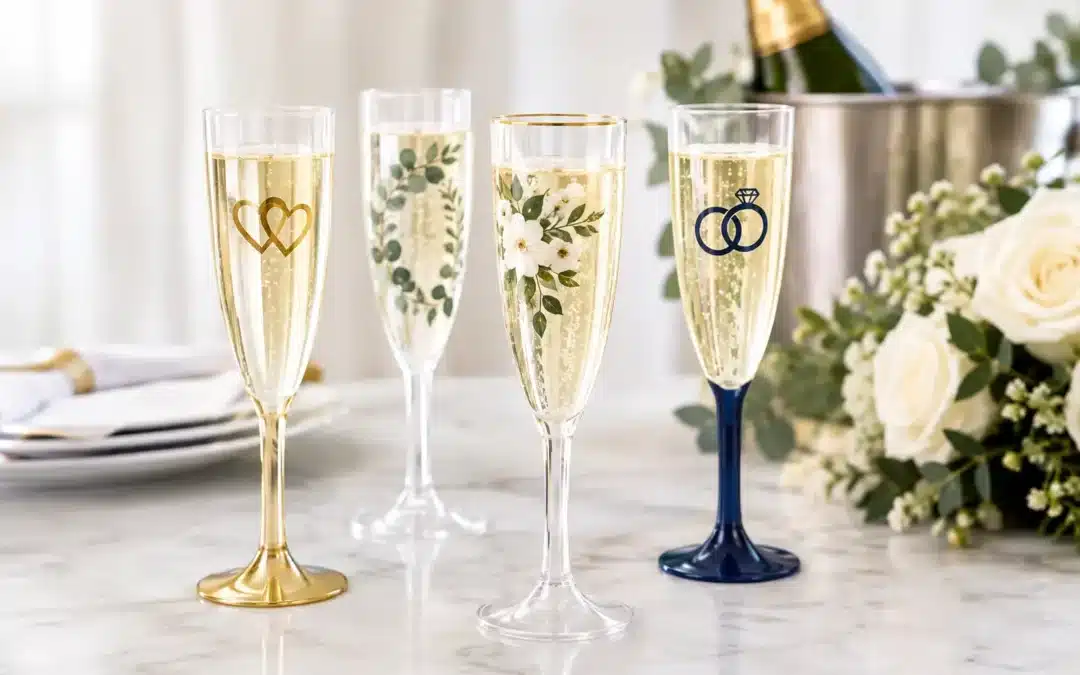 Best Plastic Flutes for Weddings: What to Choose