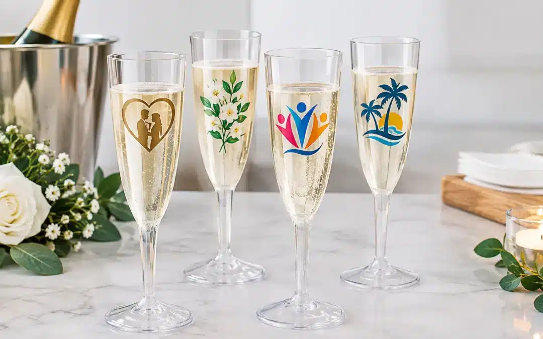 How to Personalise Plastic Flutes for Events