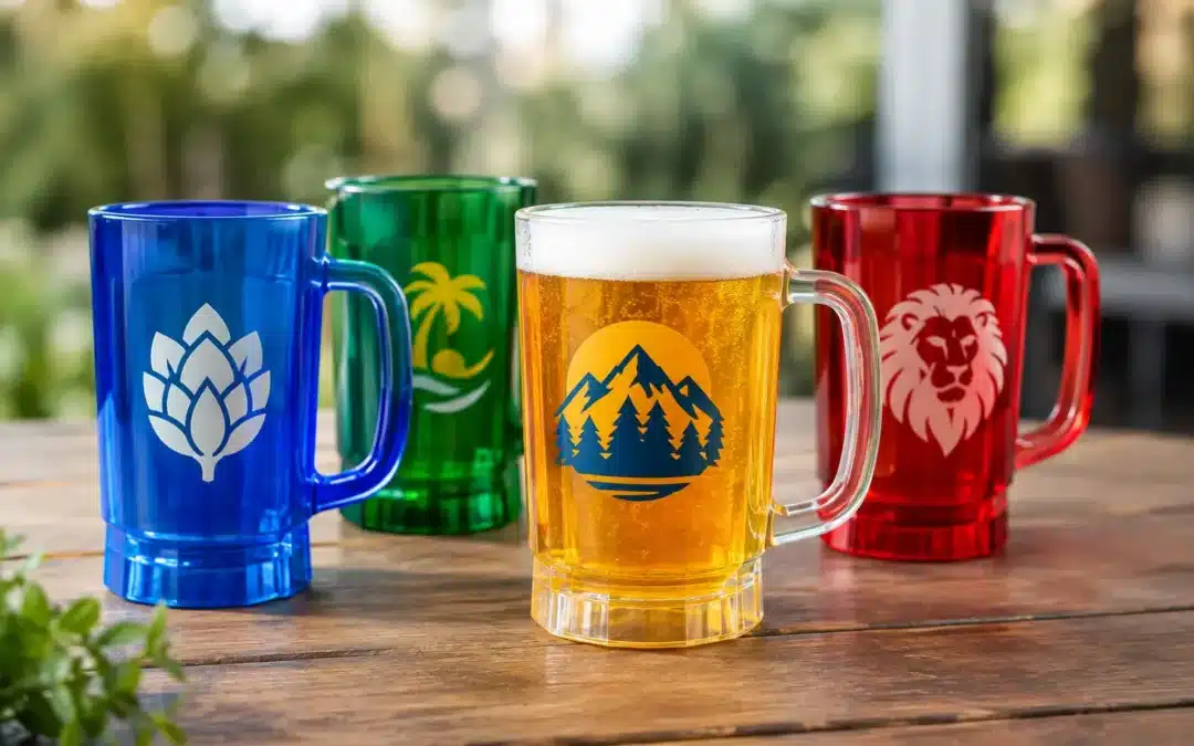 Printed Plastic Beer Steins for Any Event